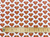 Childrens Fabric ~ Superman Logo on White Background ~100% Craft Cotton