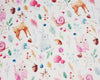 Bubs Fleece Fabric - Digital Print Cute Forest Animals