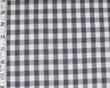 Grey & White Gingham 1cm Check Cotton Fabric