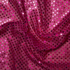 Cerise Pink Sequin Fabric - 3mm Sequin Sparkly Costume Craft Fabric