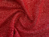 Christmas Carnival Tinsel Fabric - Red