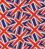 Coronation Fabric - Large Union Jack Flags - 100% Cotton