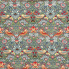 William Morris - Strawberry Thief - Grey - Cotton Fabric