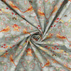 William Morris - Strawberry Thief - Silver Grey - Cotton Fabric