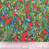 Cotton Fabric - Klimt's Field of Poppies - Digital Print