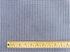 Navy Blue & White Gingham Fabric 1/8" Check Fabric