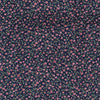 Floral Fabric ~ Ditsy Floral Print ~Pink Navy ~ 100% Cotton Poplin Fabric