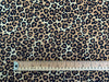 100% Cotton Poplin Fabric - Leopard Animal Print - Craft Fabric Material