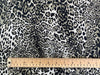 100% Cotton Poplin Fabric ~ Lynx Grey Animal Print (CP0701)