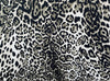 100% Cotton Poplin Fabric ~ Lynx Grey Animal Print (CP0701)