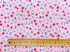 Floral Fabric - Flowers & Butterflies on Pink - 100% Cotton Fabric