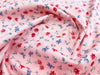 Floral Fabric - Flowers & Butterflies on Pink - 100% Cotton Fabric