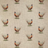 Upholstery Fabric - Cotton Rich Linen Look Material - Panels - Cushion - Wall Art - Pheasant