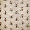 Upholstery Fabric - Cotton Rich Linen Look Material - Panels - Cushion - Wall Art - Stag