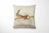 Upholstery Fabric - Cotton Rich Linen Look Material - Panels - Cushion - Wall Art - Leaping Hares