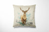 Upholstery Fabric - Cotton Rich Linen Look Material - Panels - Cushion - Wall Art - Stag