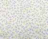 Floral Fabric ~ Ditsy Floral Print ~ Lemon ~ 100% Cotton Poplin Fabric