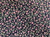 Floral Fabric ~ Ditsy Floral Print ~Pink Navy ~ 100% Cotton Poplin Fabric