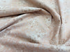 Flutter Blender Fabric - Beige Cream Floral Butterfly Print Fabric - 100% Cotton