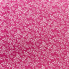 Cotton Fabric - Raspberry Pink & White Floral Vine - Blender Craft Fabric