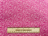 Cotton Fabric - Raspberry Pink & White Floral Vine - Blender Craft Fabric