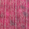 Christmas Fabric - Metallic Gold Christmas Stripes on Red - Cotton Fabric