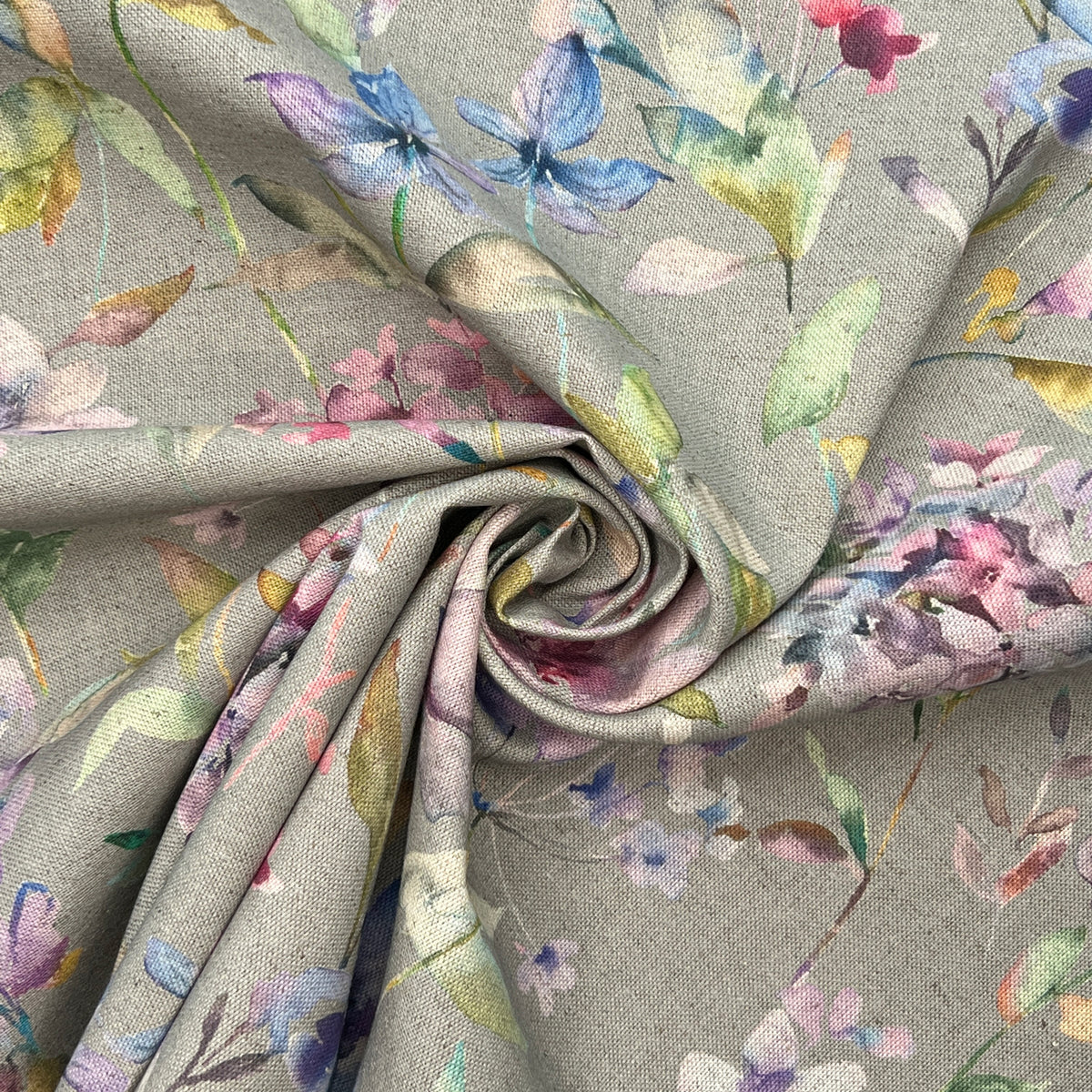 Upholstery Fabric - Cotton Rich Linen Look Canvas Material - Giardino ...