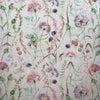 Organic Linen - Montagna Rose Pink - Dandelion Floral Canvas Upholstery Fabric