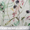 Organic Linen - Montagna Rose Pink - Dandelion Floral Canvas Upholstery Fabric