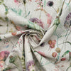 Organic Linen - Montagna Rose Pink - Dandelion Floral Canvas Upholstery Fabric