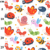 Rose & Hubble Digital Cotton Prints - Baby Bugs