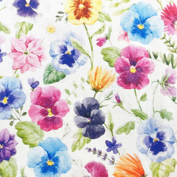 Rose & Hubble Digital Cotton Prints - Sophia Floral