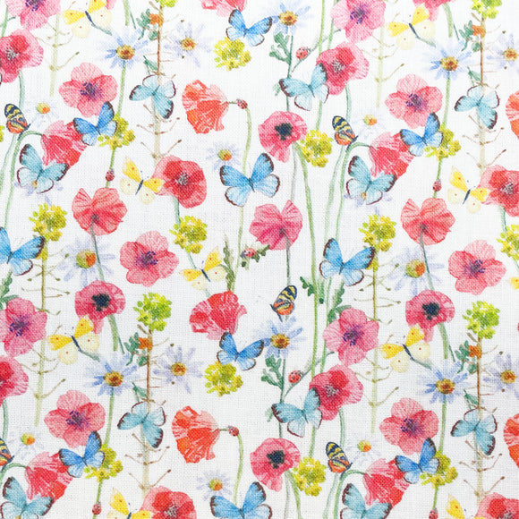 Rose & Hubble Digital Cotton Prints - Emilia Floral