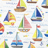 Rose & Hubble Digital Cotton Prints - Sailing Boats Nautical Print