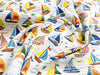 Rose & Hubble Digital Cotton Prints - Sailing Boats Nautical Print