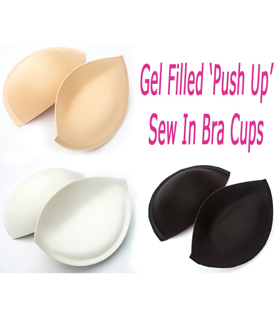 Sew In Bra Cups - Non Push Up - Liner Cups For Wedding Dresses - Nude
