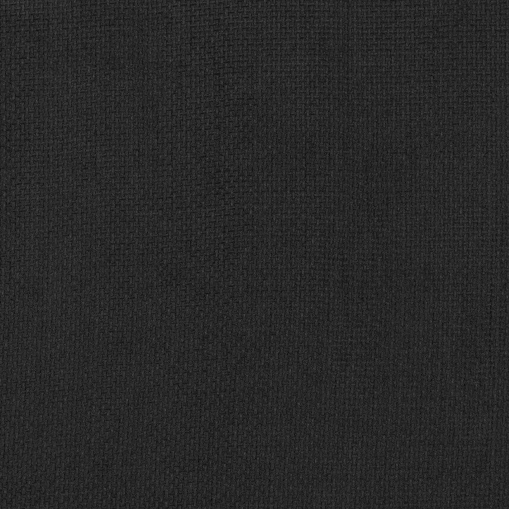 Upholstery Fabric - Basketweave Chenille - Black