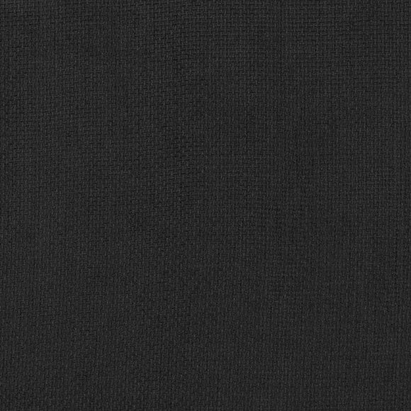 Upholstery Fabric - Basketweave Chenille - Black