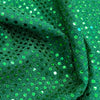 Emerald Green Sequin Fabric - 3mm Sequin Sparkly Costume Craft Fabric