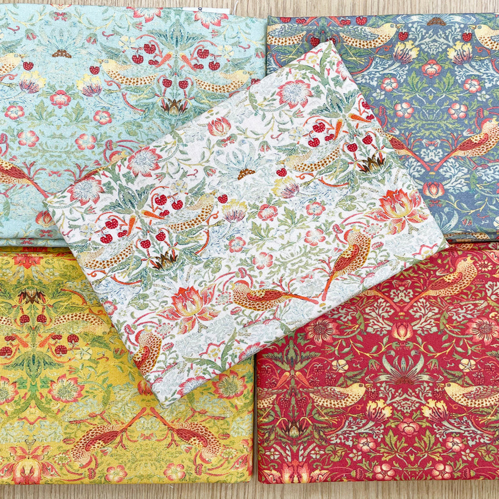 Fat Quarter Bundle - William Morris Strawberry Thief Collection