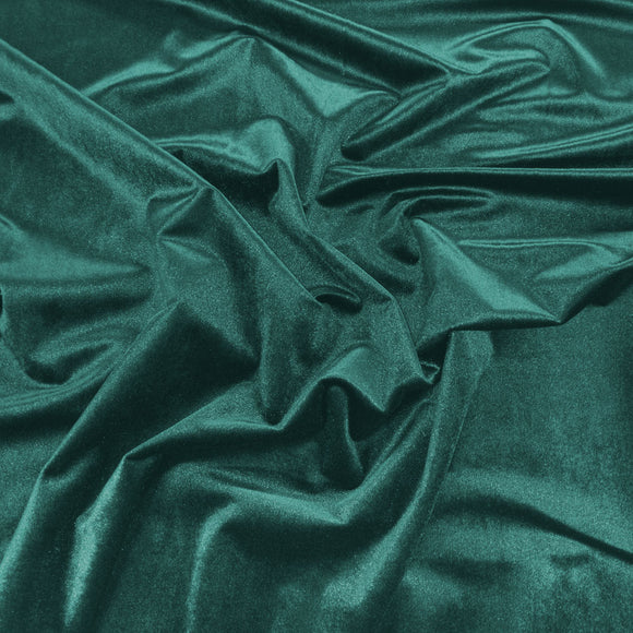 Upholstery Fabric - French Velvet - Turquoise