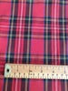 Cotton Fabric - Red Tartan Check