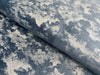 Upholstery Fabric - Avalon Marbled Velour Velvet - Midnight Grey & Silver