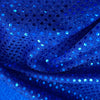 Royal Blue Sequin Fabric - 3mm Sequin Sparkly Costume Craft Fabric